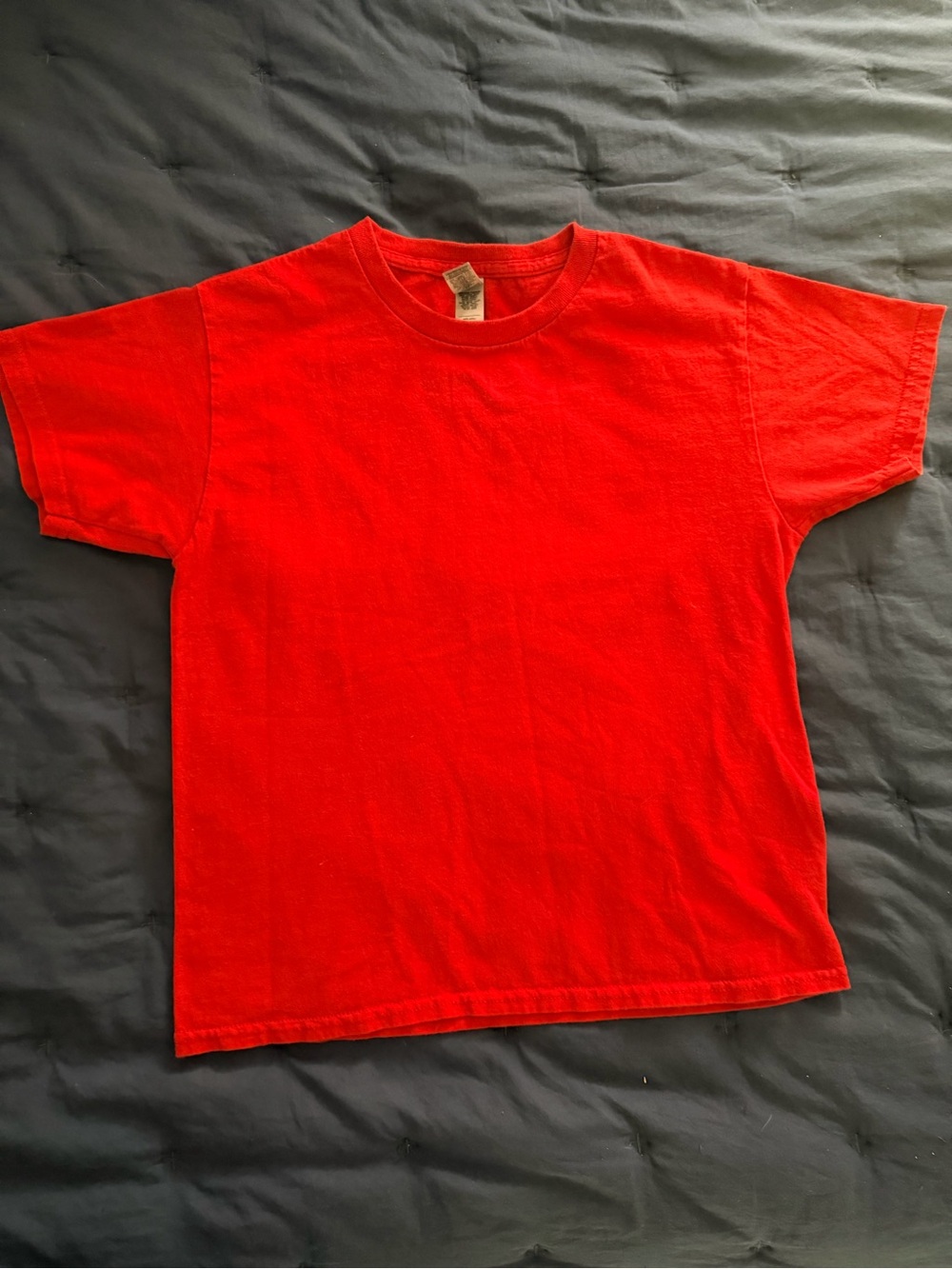 Gildan Bright Red Short Sleeve Kids Tee